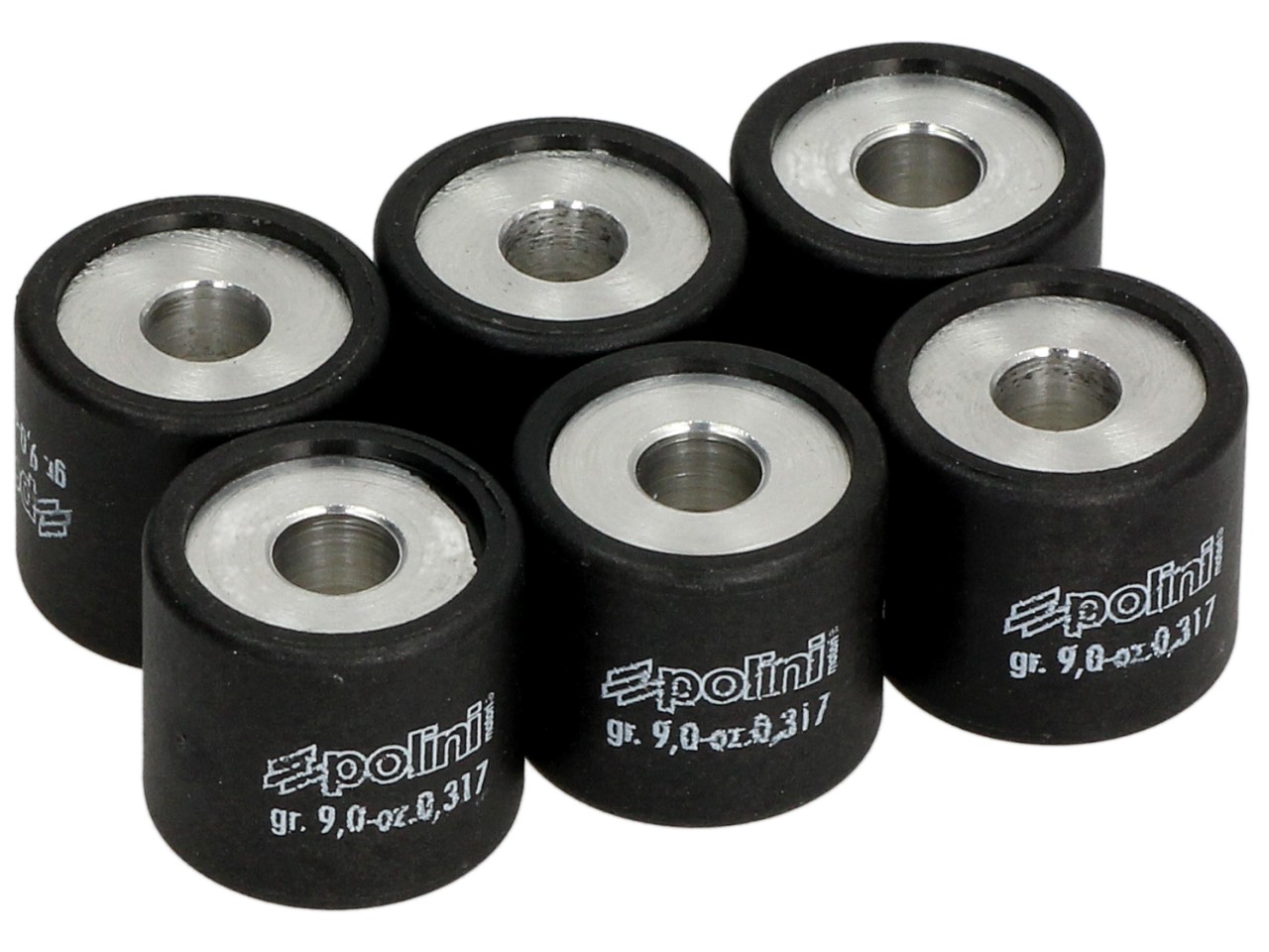Polini variator pulley set, 19x17 mm, 9,0 g, piece: 6