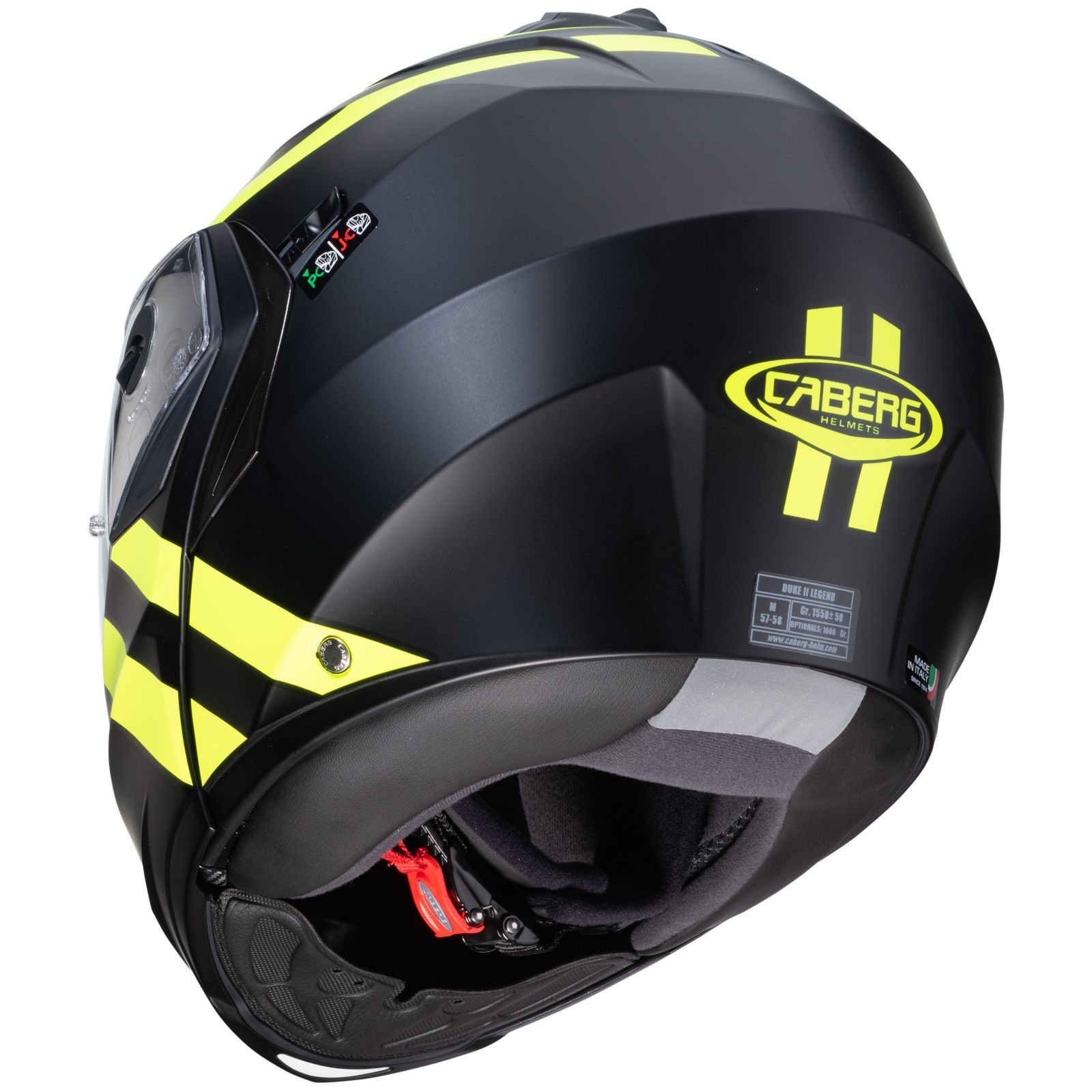 Caberg Helm Duke II Superlegend, matt-schwarz/fluo-gelb