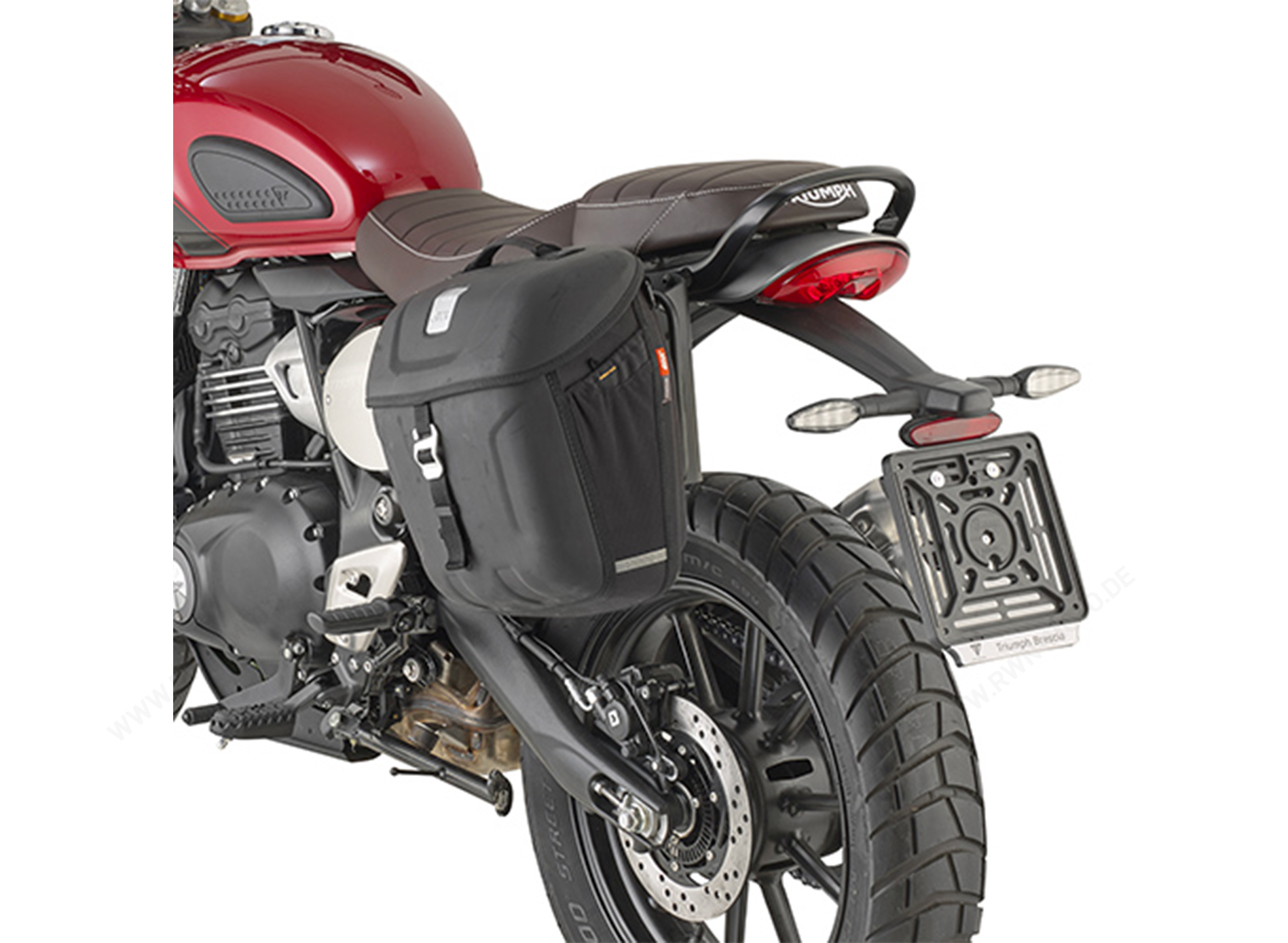 Entretoise pour sacoches de selle MT501, p. gauche, pour Triumph Speed 400 / Scrambler 400 X (24)