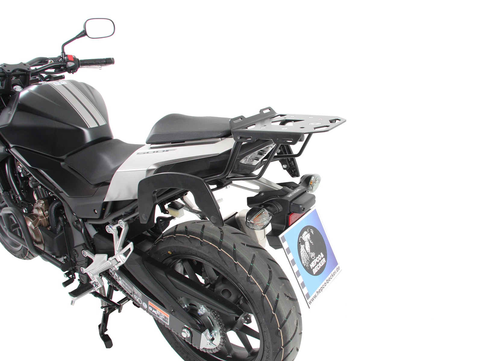 C-Bow zijdrager antraciet voor Honda CBR 500 R (16-18) Hepco & Becker
