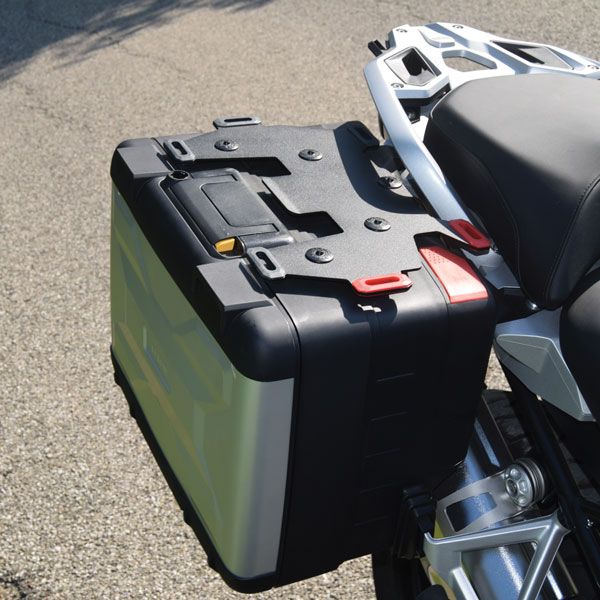 Additional luggage rack left for BMW F 850 GS, R 1200 GS LC /Rally, R 1250 GS, aluminum, black