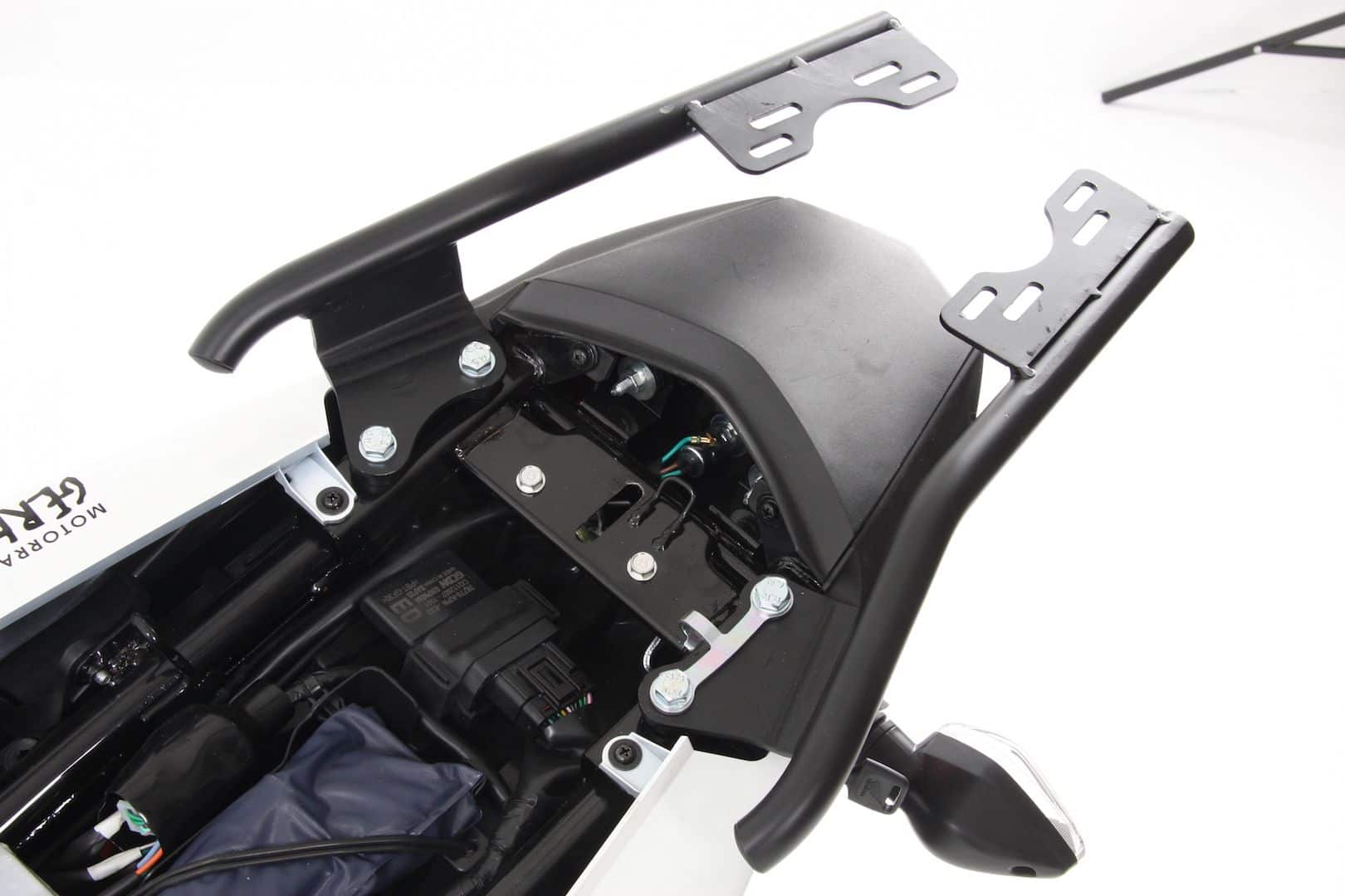 Aluminium topkoffer zwart voor Honda CB 125 F (15-20) Hepco & Becker