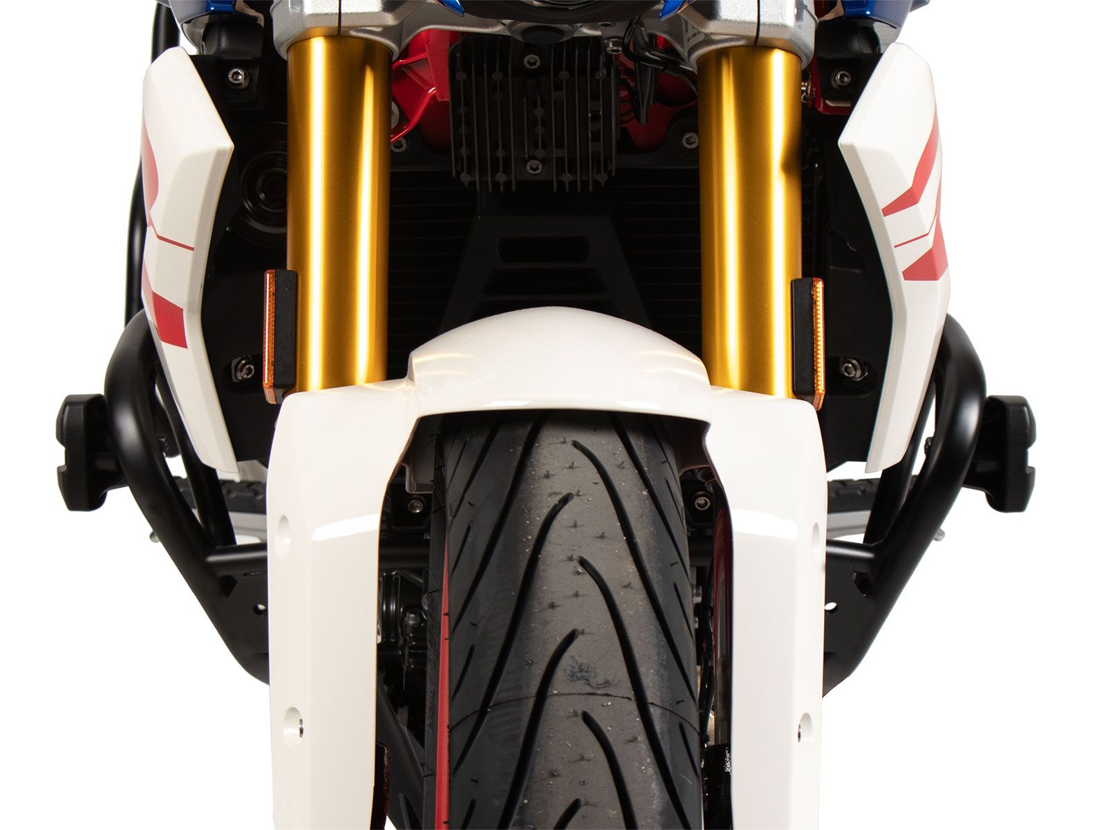 Arceau de protection du moteur avec protectionpad noir pour BMW G 310 R (16-) Hepco & Becker