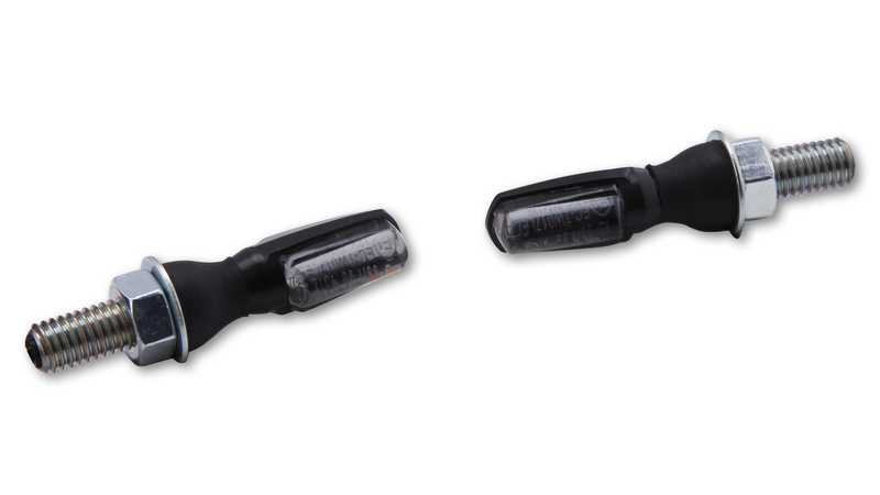 HIGHSIDER smart Spark LED Rück-, Bremslicht, Blinker Schwarz/Getönt 3in1, E-Geprüft (Paar)