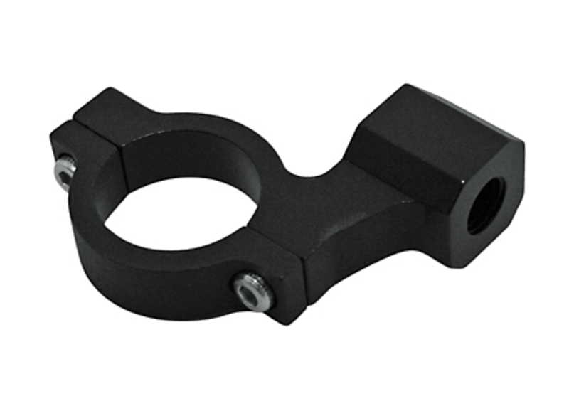 HIGHSIDER smart Pince à miroir Noir Avec filetage à droite Pour CNC, Pour guidon 1 pouce