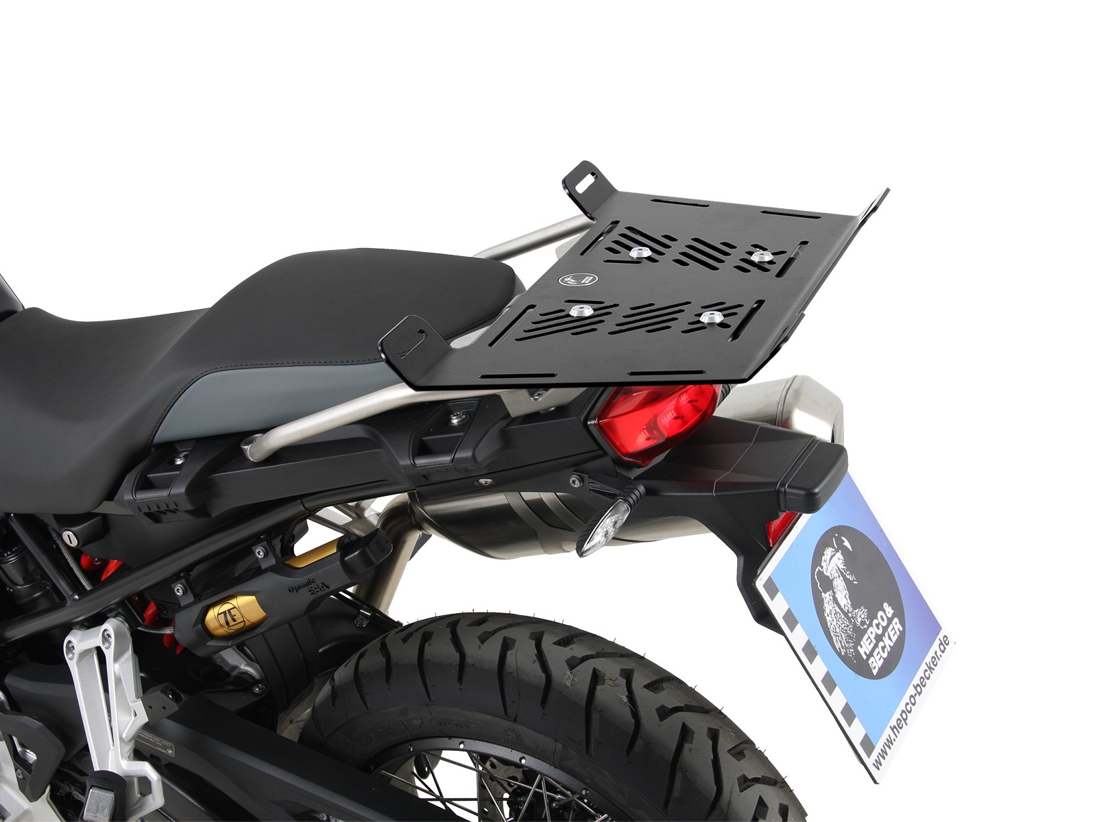 Gepäckbrückenverbreiterung für Kombination mit Original-Zubehörgepäckbrücke schwarz für BMW F 850 GS