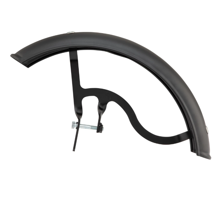 Kotflügel Garelli für Vespa PX 80-200ccm, Metall, schwarz matt