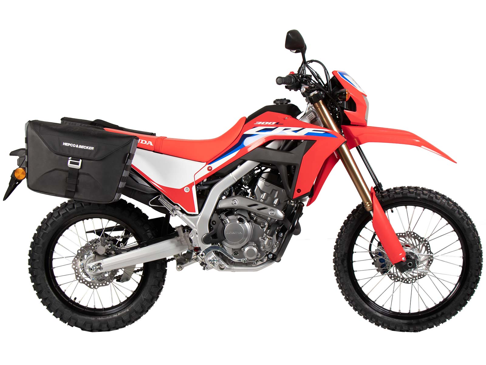 C-Bow Seitenträger schwarz für Honda CRF 300 Rally (21-) Hepco & Becker