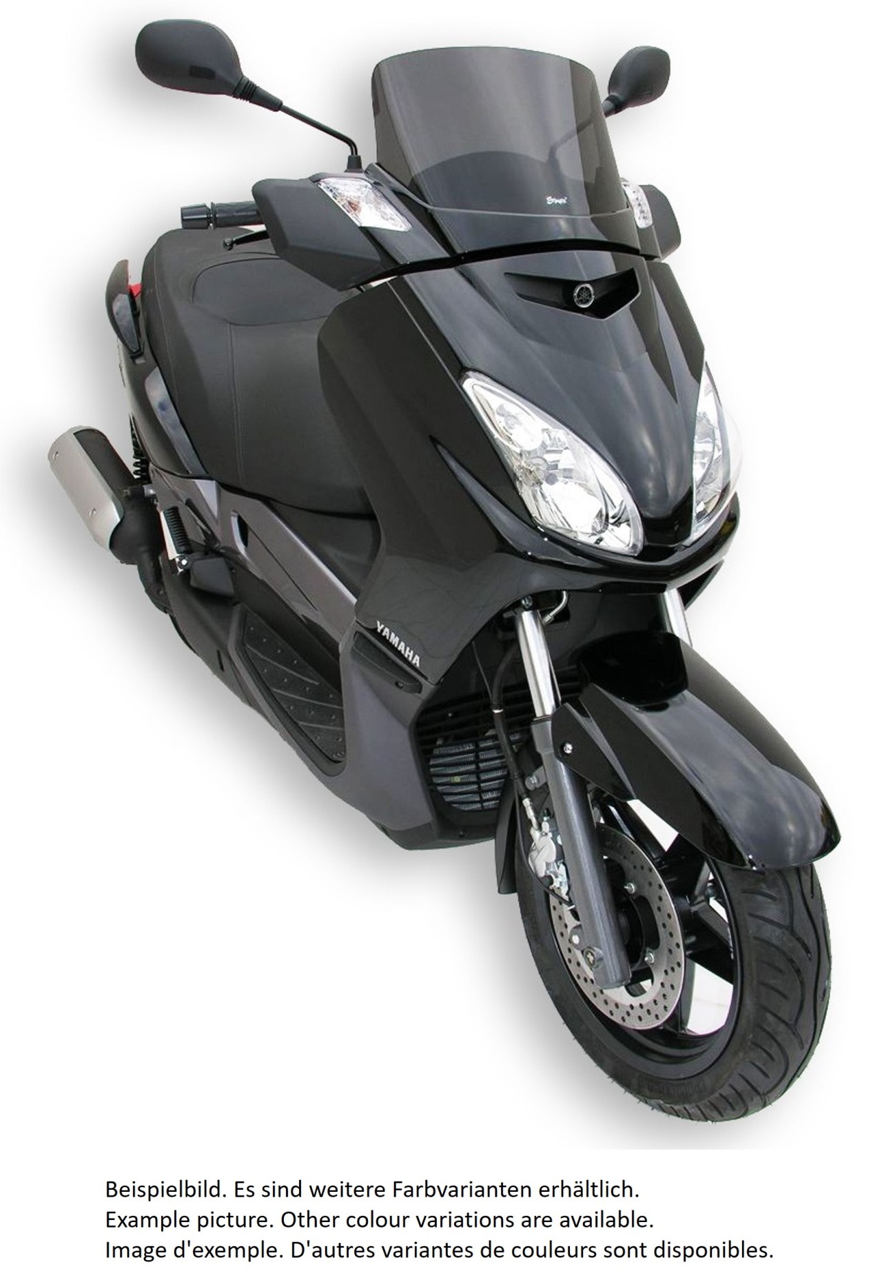 Windscherm ERMAX Sport H 210 mm voor Yamaha X-MAX 125 /250 (06-09), getint