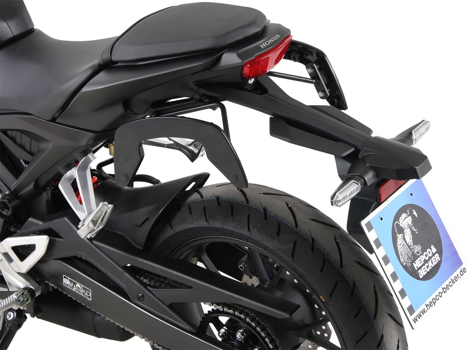 C-Bow zijdrager zwart voor Honda CB 125 R (18-24) Hepco & Becker