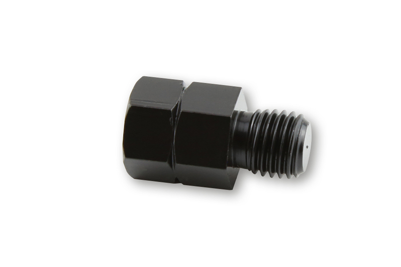 HIGHSIDER smart Adaptateur de rétroviseur Black Hole M10 droite sur boulon M10 gauche