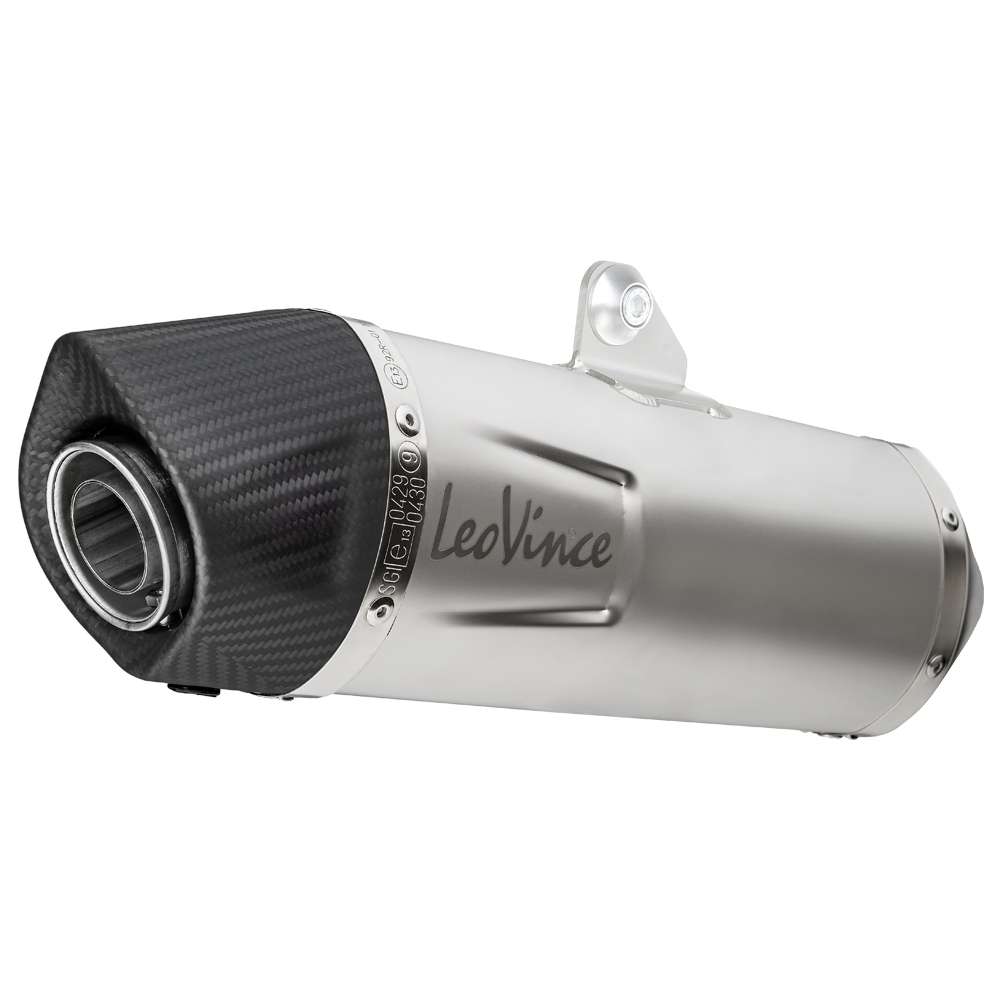 LeoVince système complet SBK Nero pour Vespa GTS 125 /150, acier inoxydable, slip on, ABE, Euro4