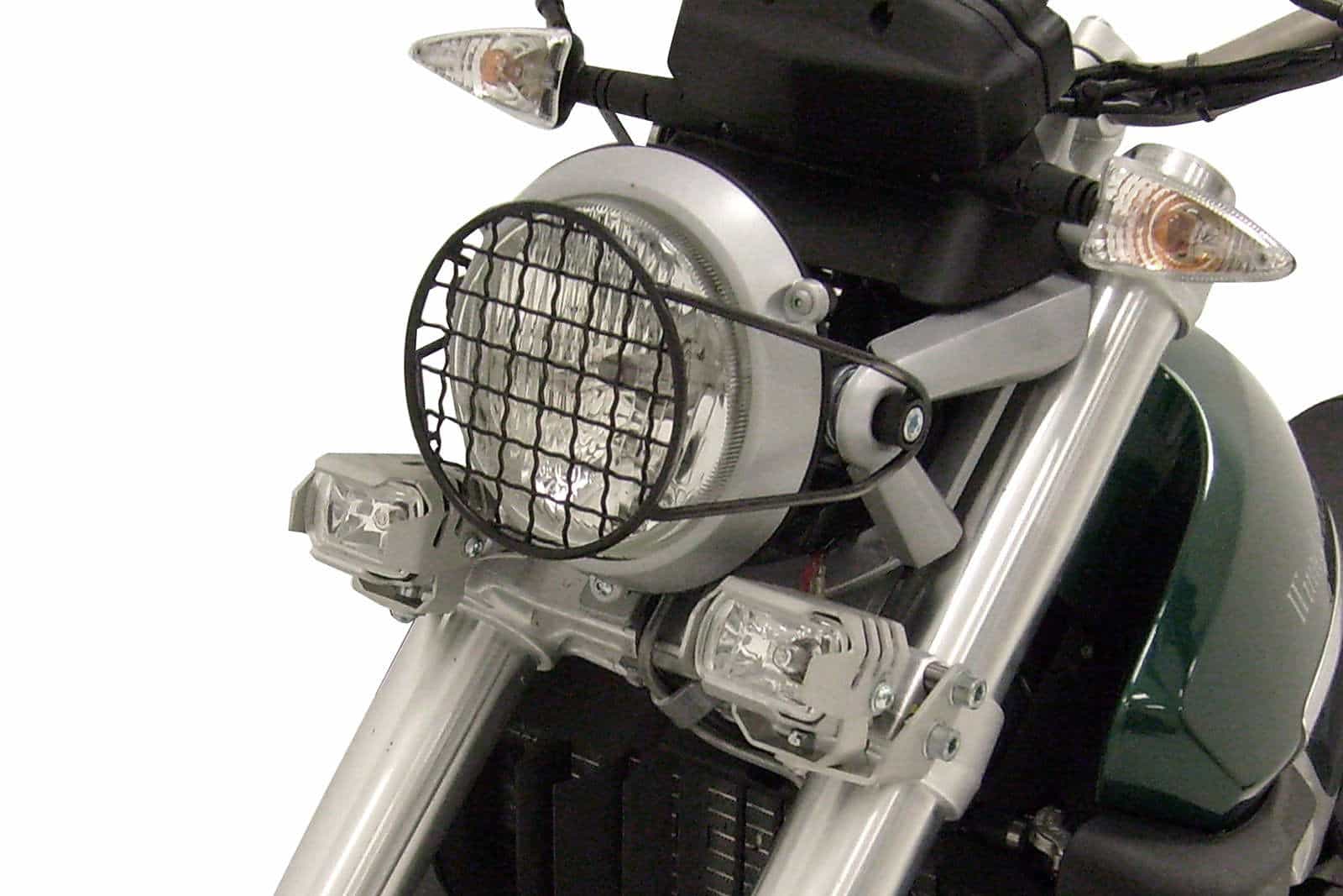 Grille de protection des feux noire pour BMW G 650 X Country (07-10) Hepco & Becker