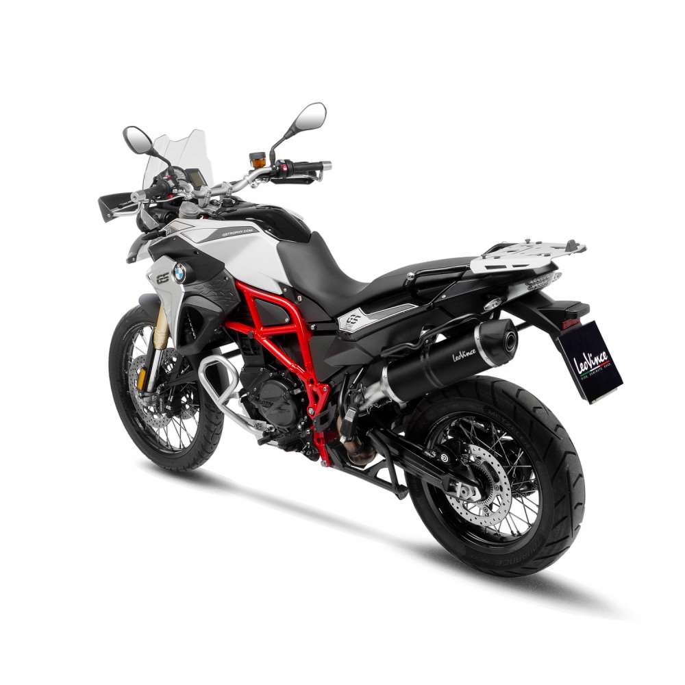LeoVince Auspuffanlage LV One Evo für BMW F 700 GS /F 800 GS, Carbon, slip on, E-Gutachten