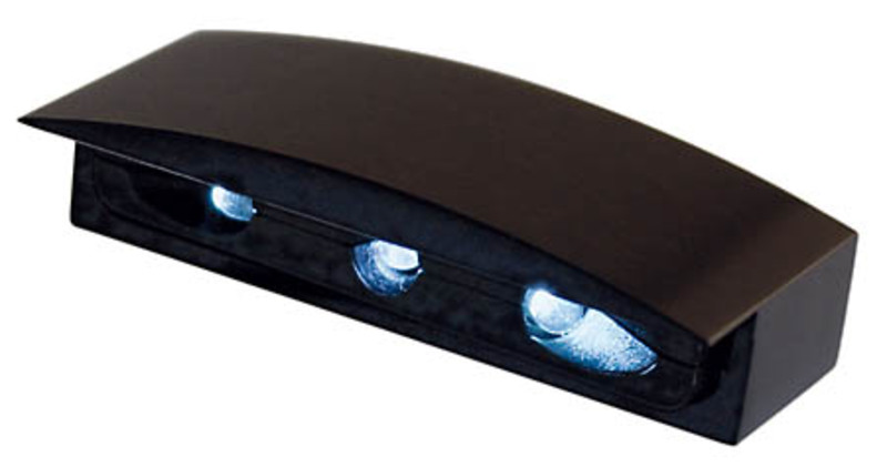 HIGHSIDER smart Micro LED Kennzeichenbeleuchtung Schwarz Mit Alu-Gehäuse (1Stck)