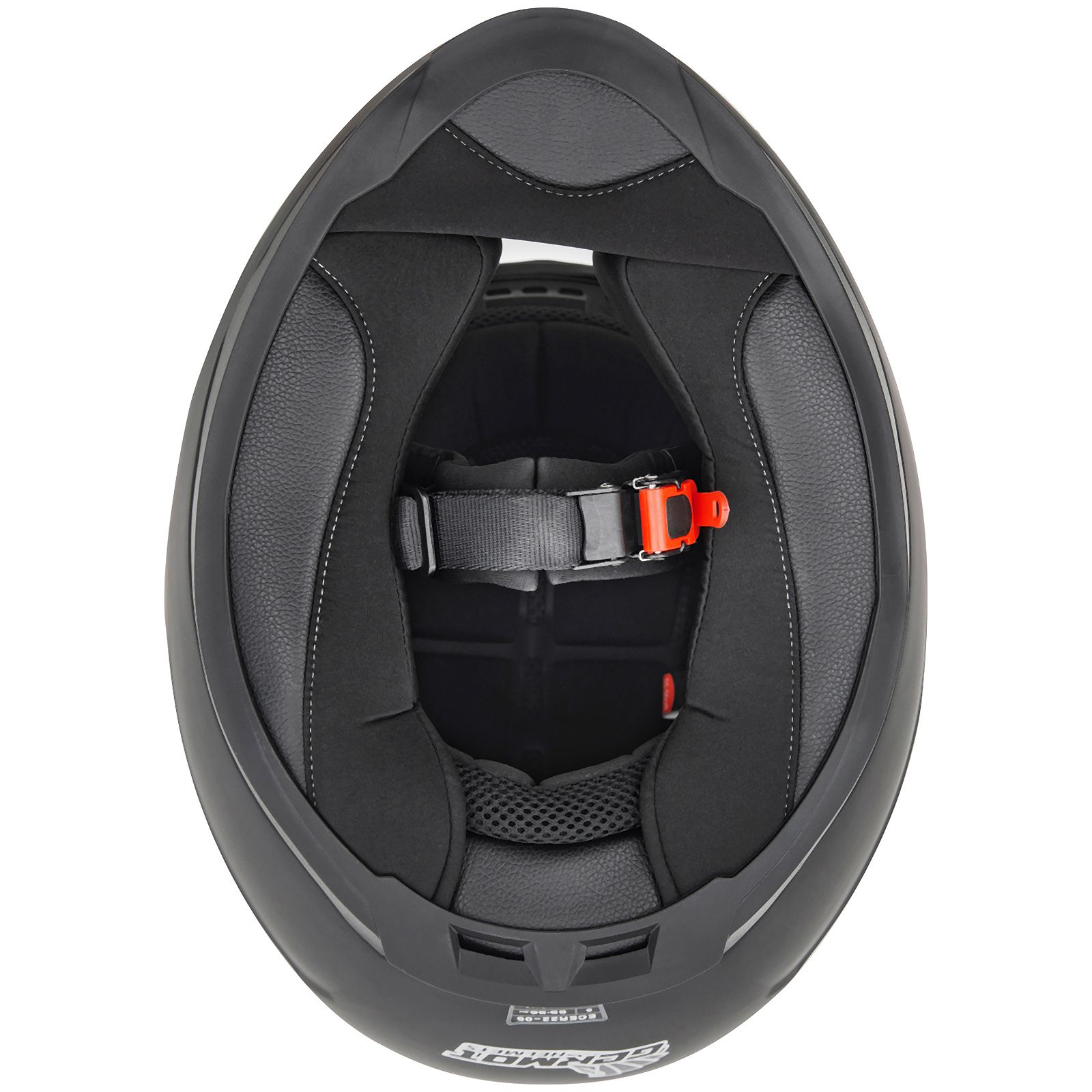 Germot full-face helmet GM 320, matt black / yellow