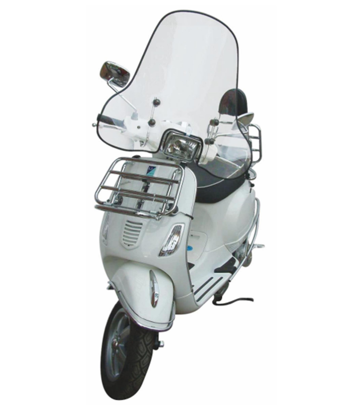 Luggage carrier front for Vespa S 50-150cc, foldable, chrome