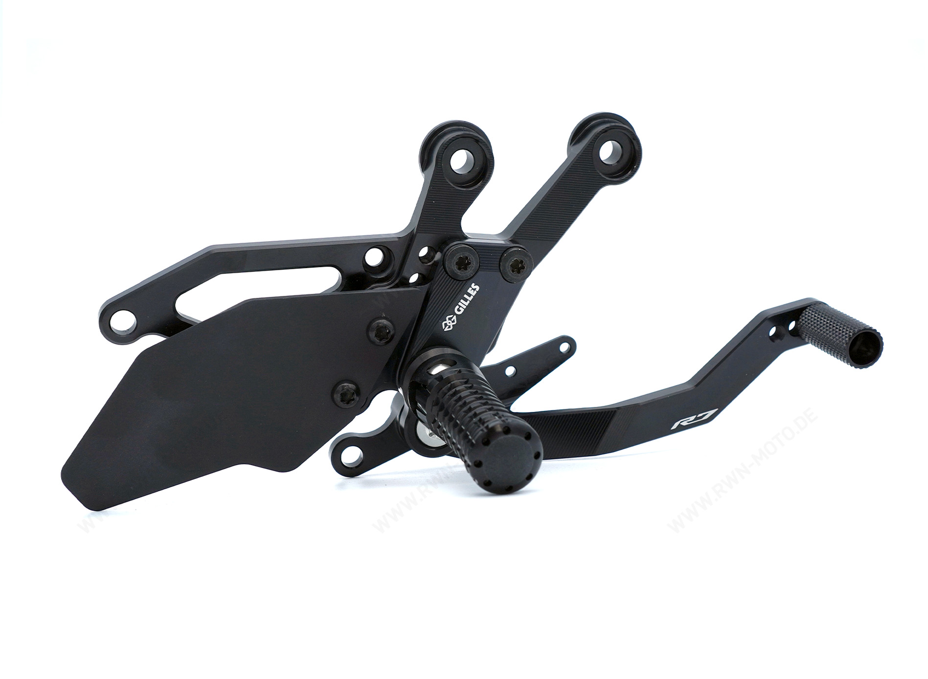 Einstellbare Fußrasten aus Billet-Aluminium für Yamaha YZF-R7 2021-