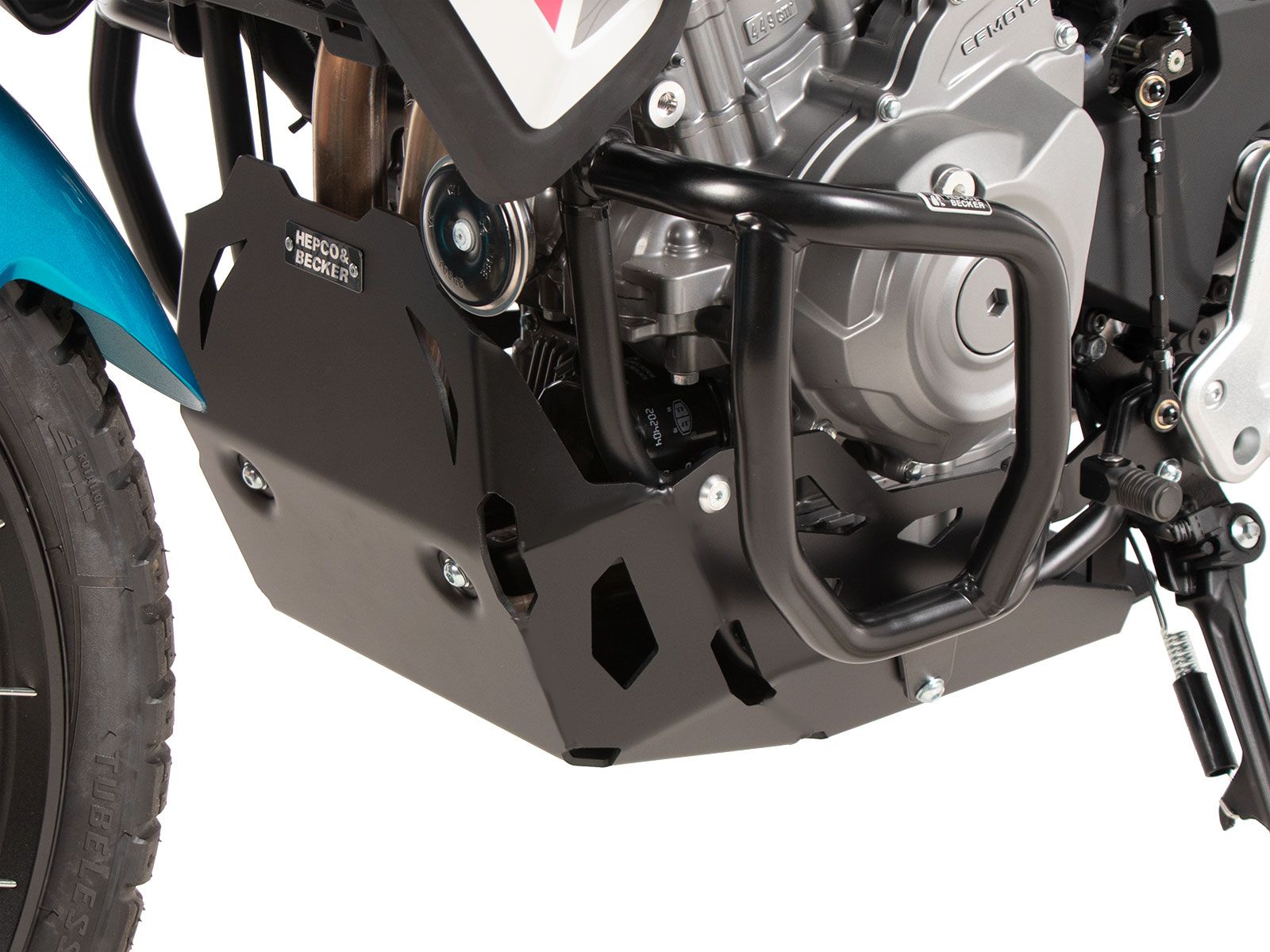 Motorschutzbügel silber für CFMoto 450 MT (24-) Hepco & Becker