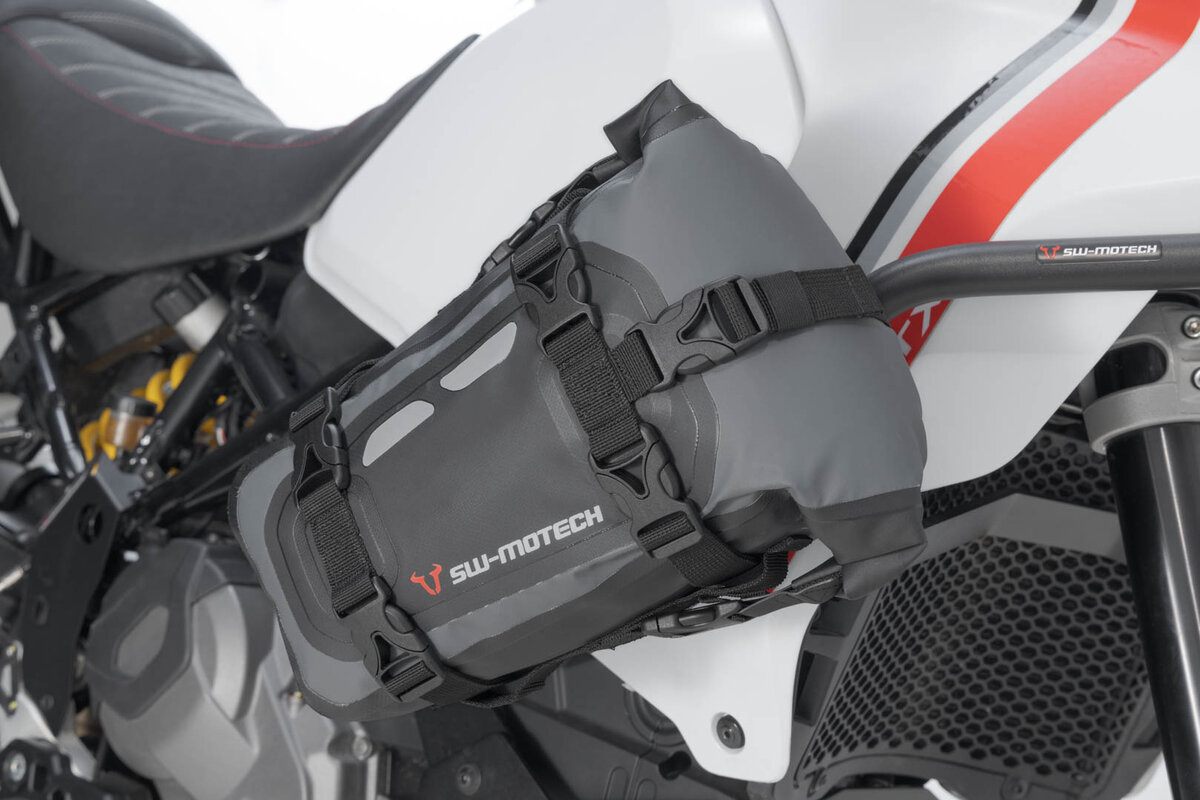 Drybag 80 sacoche arrière pour Moto Guzzi V85 TT /Travel, noir / gris - SW Motech