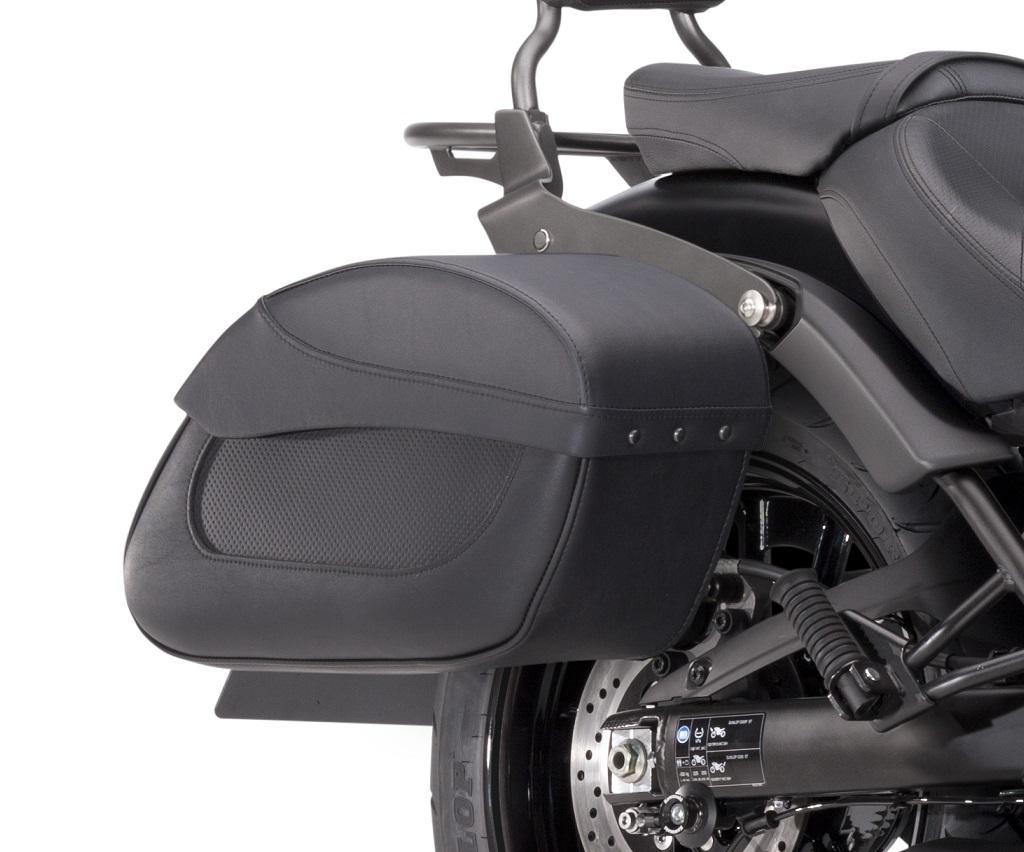 Satteltaschen Leder Set für Vulcan S (Bj.15-19) Original Kawasaki