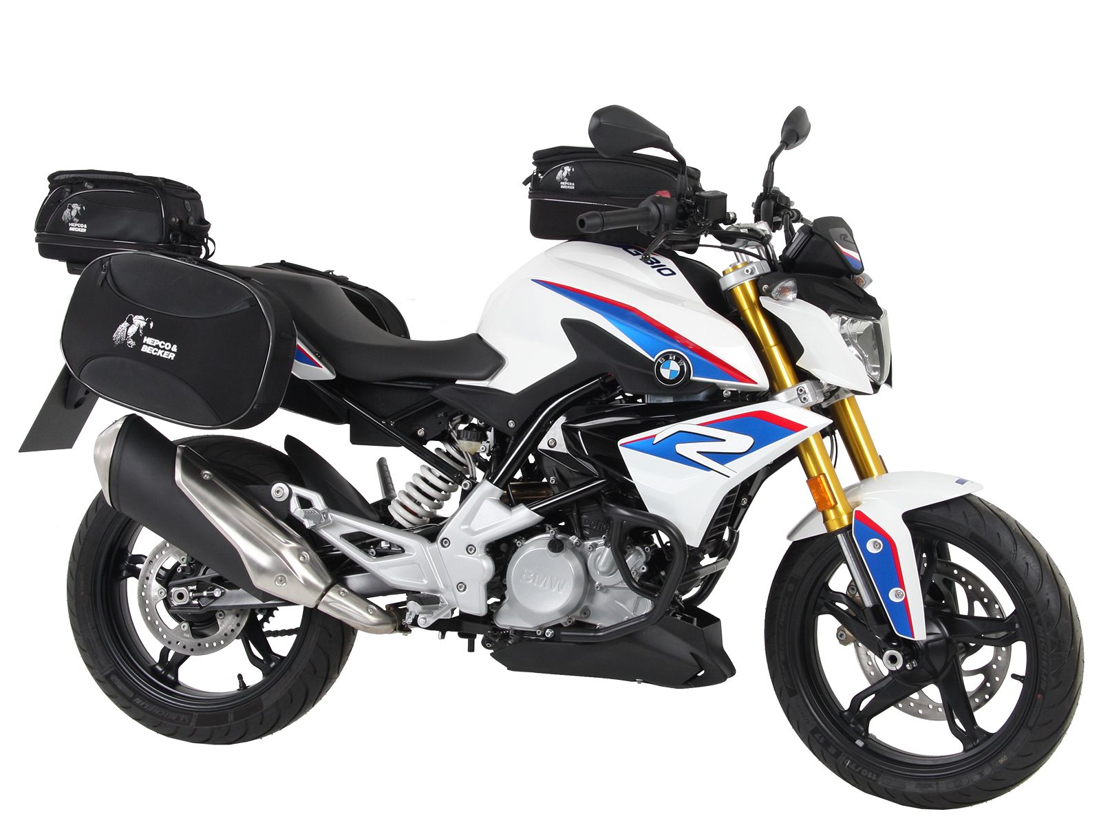 Anneau de réservoir Basic avec unité de fermeture de la sacoche de réservoir pour BMW G 310 R (16-) Hepco & Becker