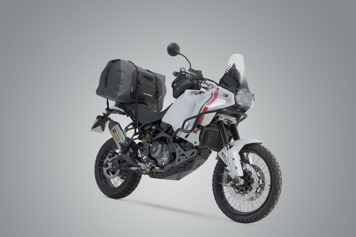 Drybag 600 sacoche arrière pour Moto Guzzi Norge 1200 /GT, noir / gris - SW Motech