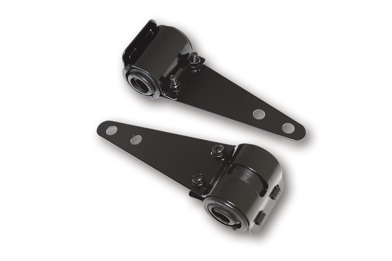 HIGHSIDER smart Lampenhalter Schwarz Universal, Für 30-38 mm