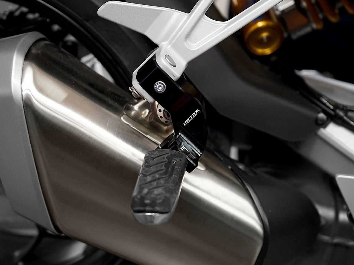 Kit de pose de repose-pieds passager pour Moto Guzzi V100 Mandello S