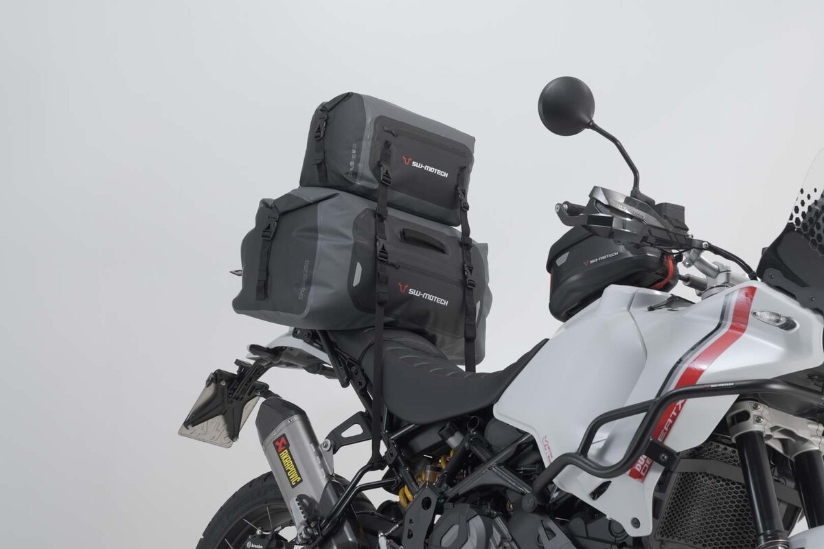 Drybag 600 sacoche arrière pour Moto Guzzi Norge 1200 /GT, noir / gris - SW Motech