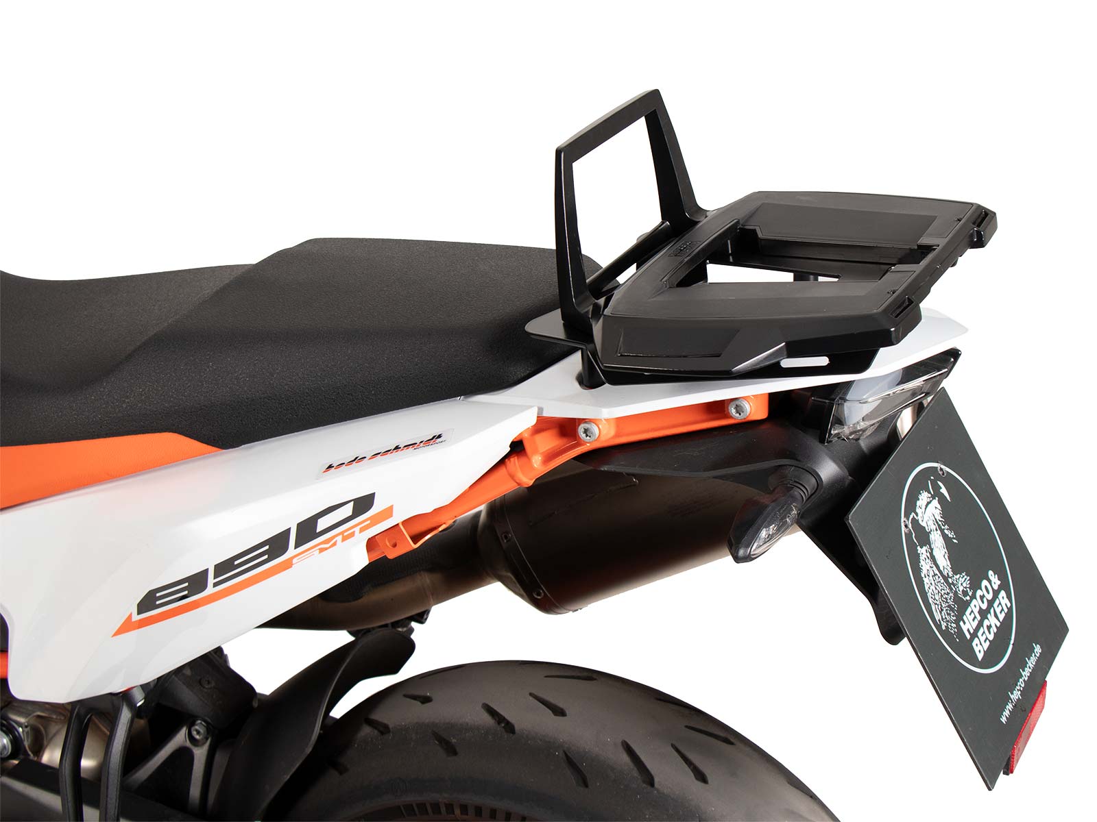 Aluminium topkofferdrager voor KTM 890 SMT (23-) Hepco & Becker