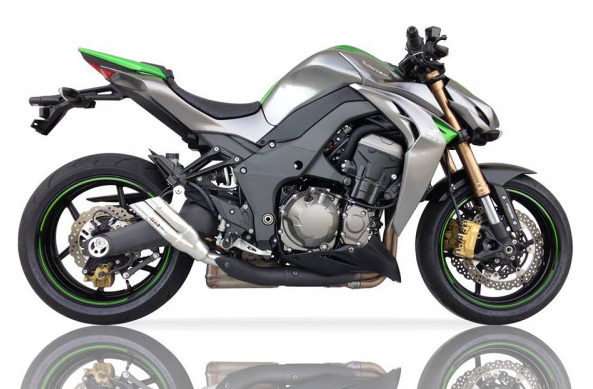 IXIL HYPERLOW rvs dempers voor Kawasaki Z 1000 (Bj.19-) / Z 1000 SX (Bj.11-)