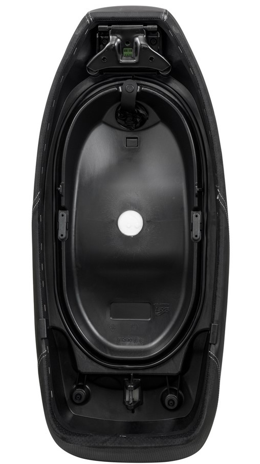 Touring zadel voor Vespa GTS/GTV/GT 125-300cc ('03-'13), zwart