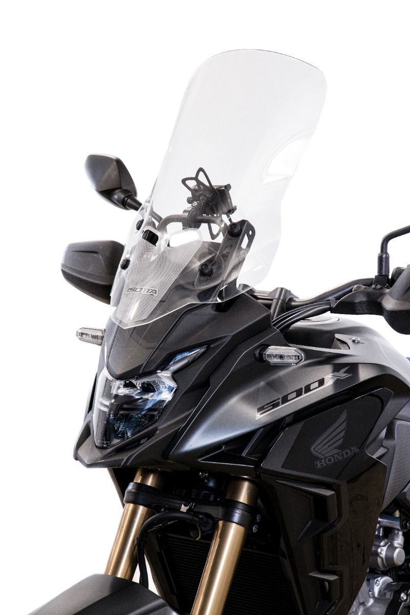 Pare-brise haut pour Honda CB 500 X (16-23), transparent-