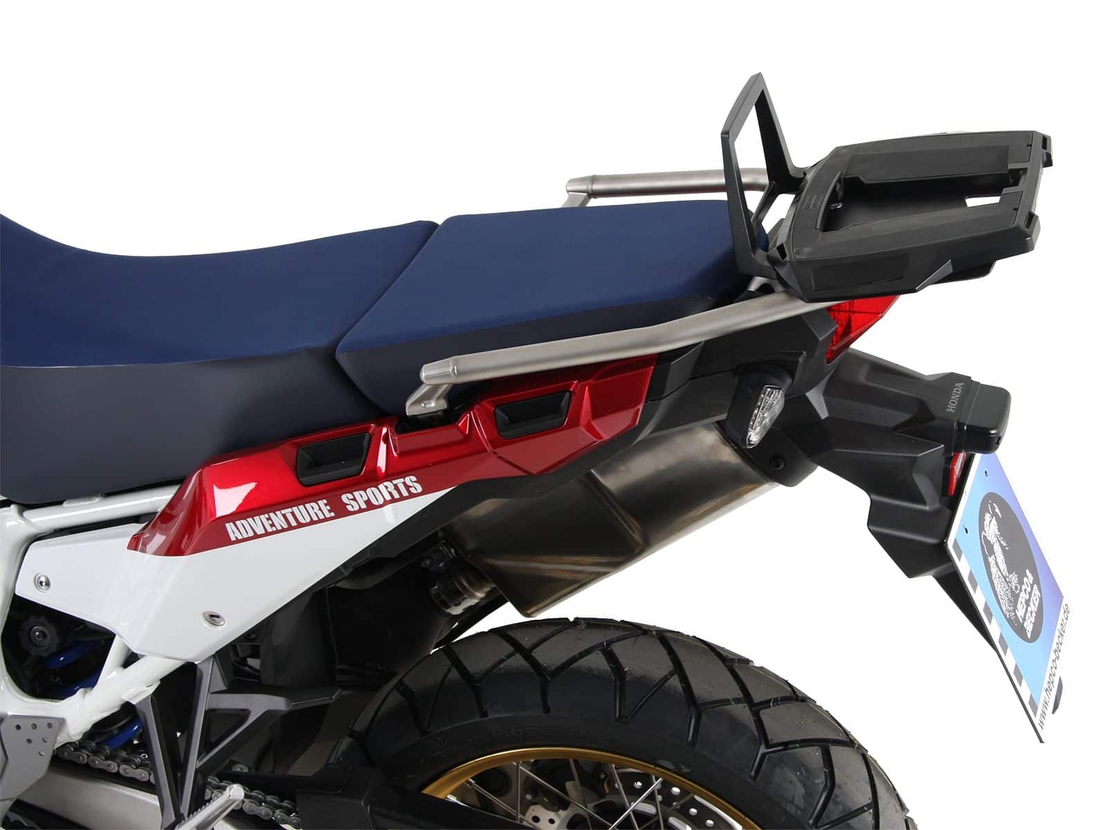 Alurack topkofferdrager zwart voor Honda CRF 1000 Africa Twin Adventure Sports /DCT (18-19)