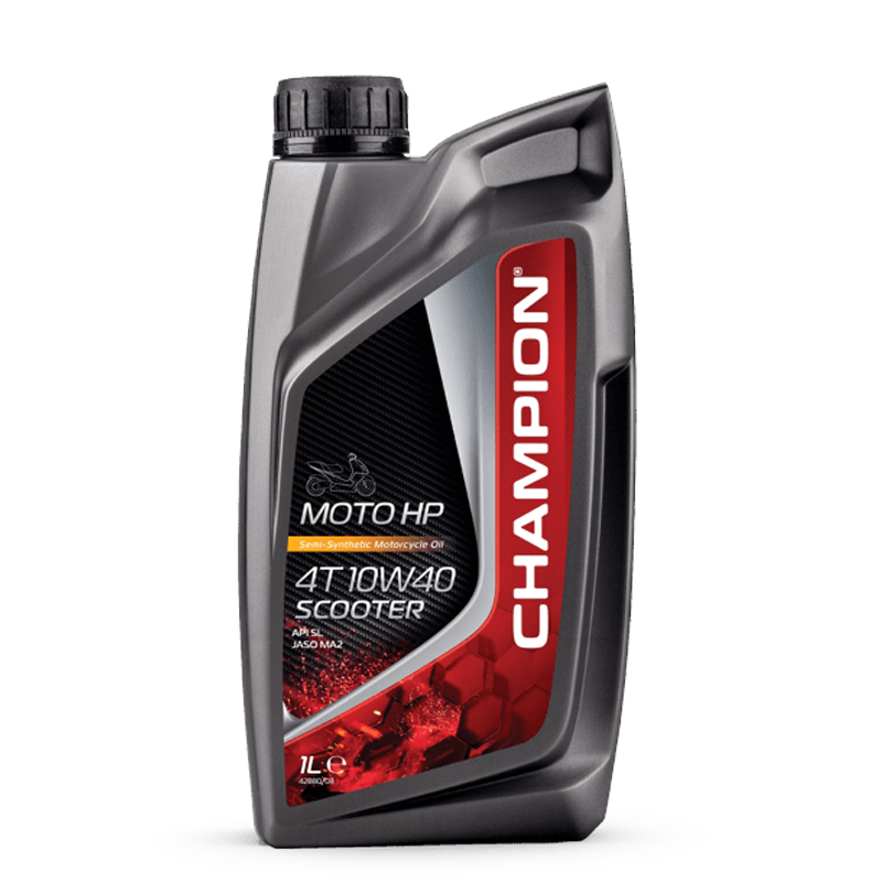 CHAMPION® Moto HP 4T 10W-40 Huile moteur pour scooter - 1 litre