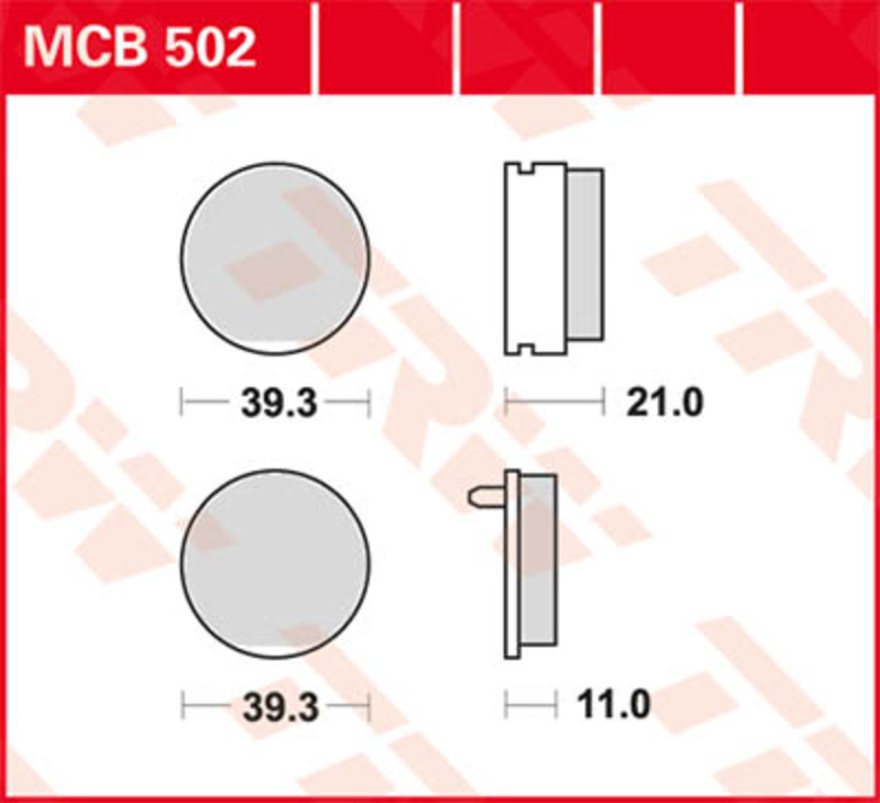 TRW Lucas brake pad MCB749