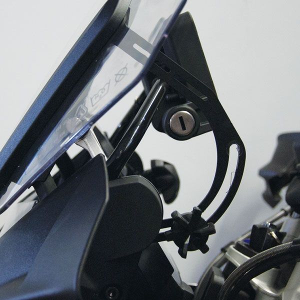 Voorruitversteviging voor BMW R 1200 GS LC /Adventure LC /Rallye, R 1250 GS, zwart