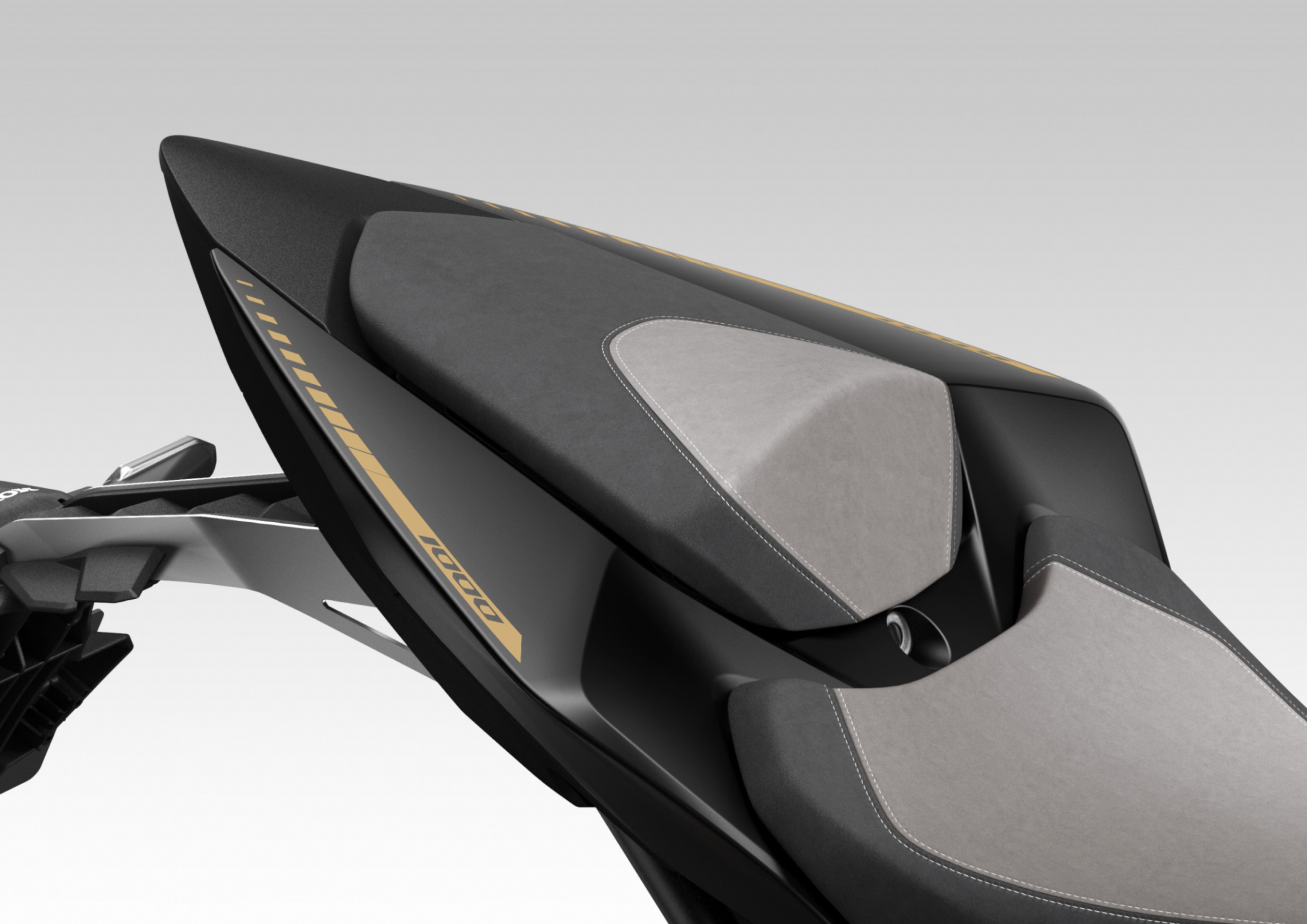 Alcantara achterzadel voor Honda CB 1000 Hornet (25-) Origineel