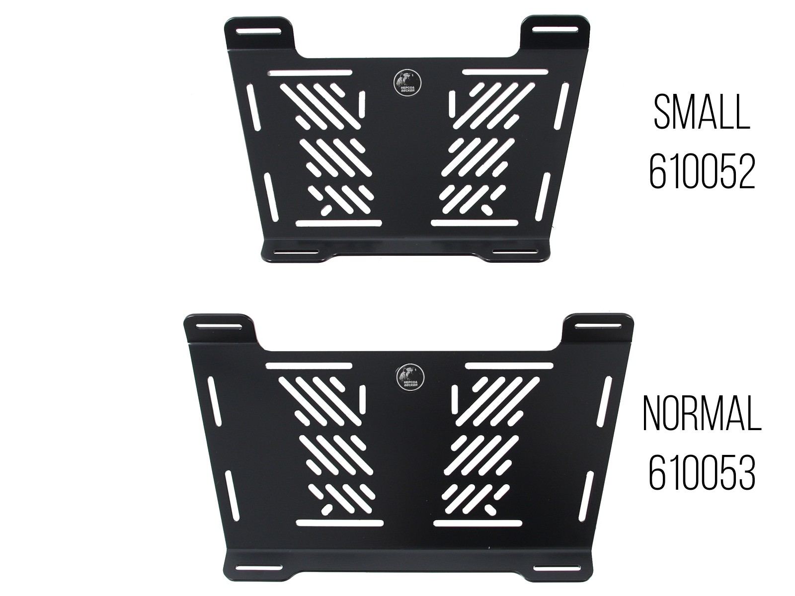 Élargisseur universel SMALL à monter sur des supports tiers existants noir Original Hepco & Beck