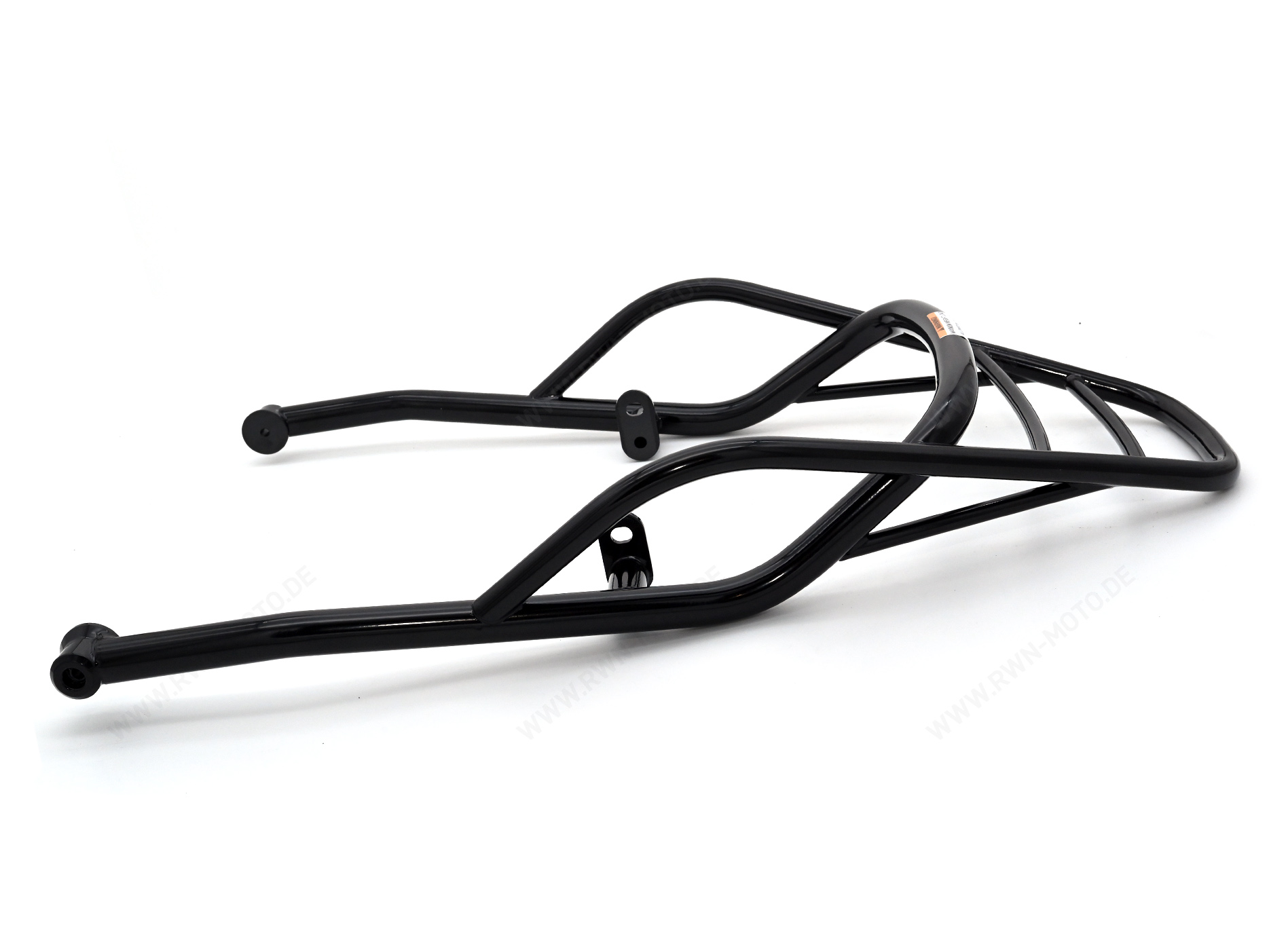 Bagagedrager, achteraan, zwart, stijf voor Moto Guzzi V7 850 2021-