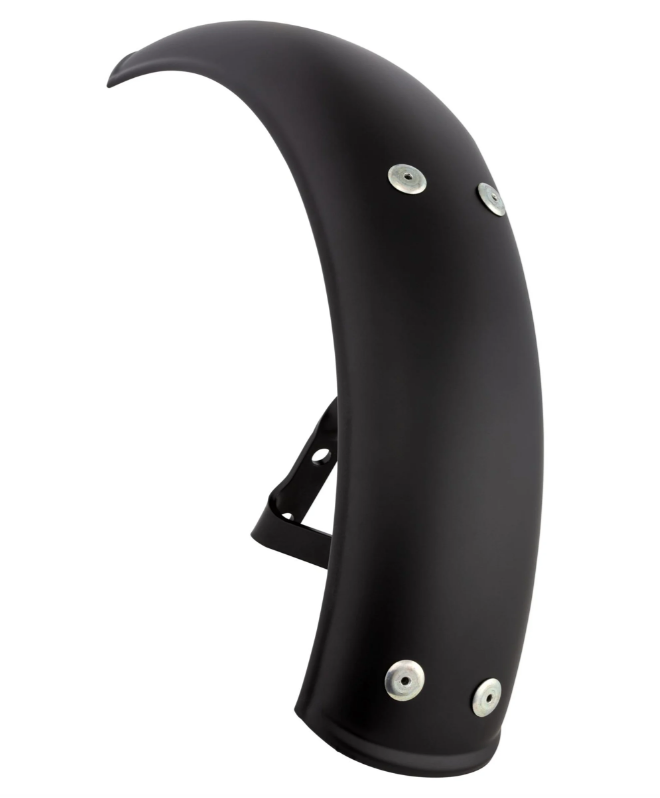 Kotflügel Garelli für Vespa PX 80-200ccm, Metall, schwarz matt