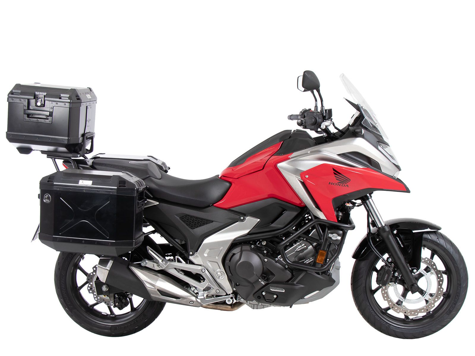 Alurack topkoffer zwart voor Honda NC 750 X /DCT (21-) Hepco & Becker