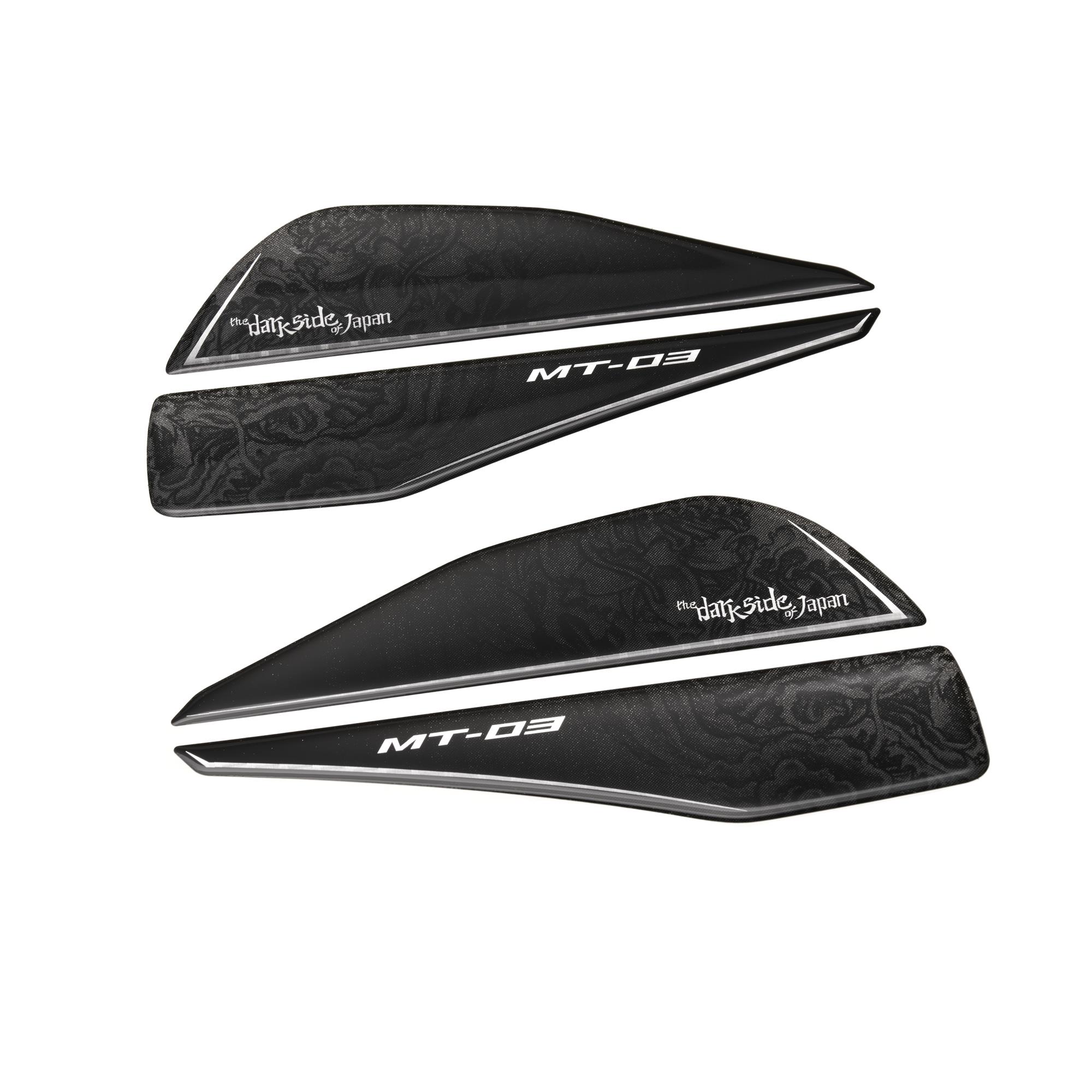 Original Yamaha MT-03 Tank-Seitenpads