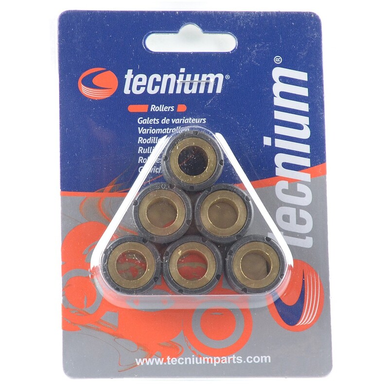 Jeu de roulettes de variateur Tecnium 17x12mm 7gr - 6 pièces