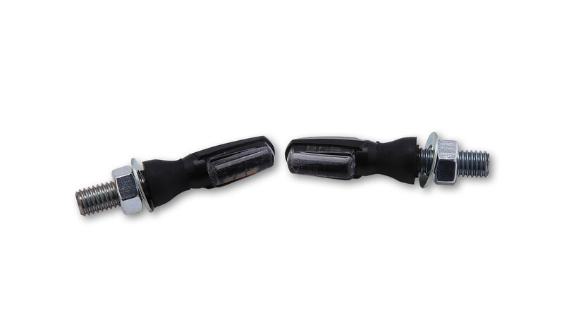 HIGHSIDER smart Spark LED Blinker/Positionslicht Schwarz/Getönt 2in1, E-Geprüft (Paar)