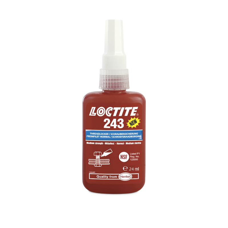 Loctite 243 Medium-strength threadlocker - 24ml bottle