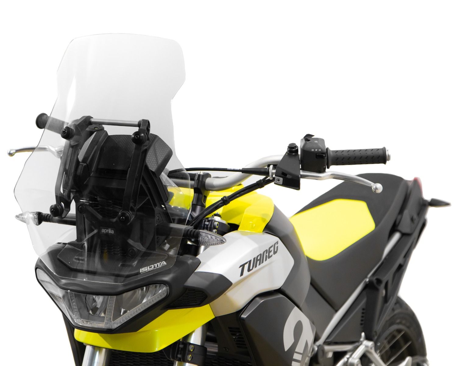 Hoog windscherm touring voor Aprilia Tuareg 660, helder