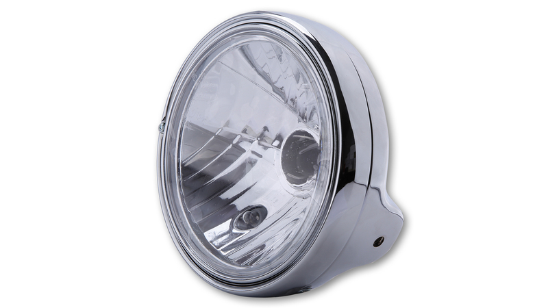 HIGHSIDER smart 7 pouces LTD phare chromé E-approuvé (1pc)