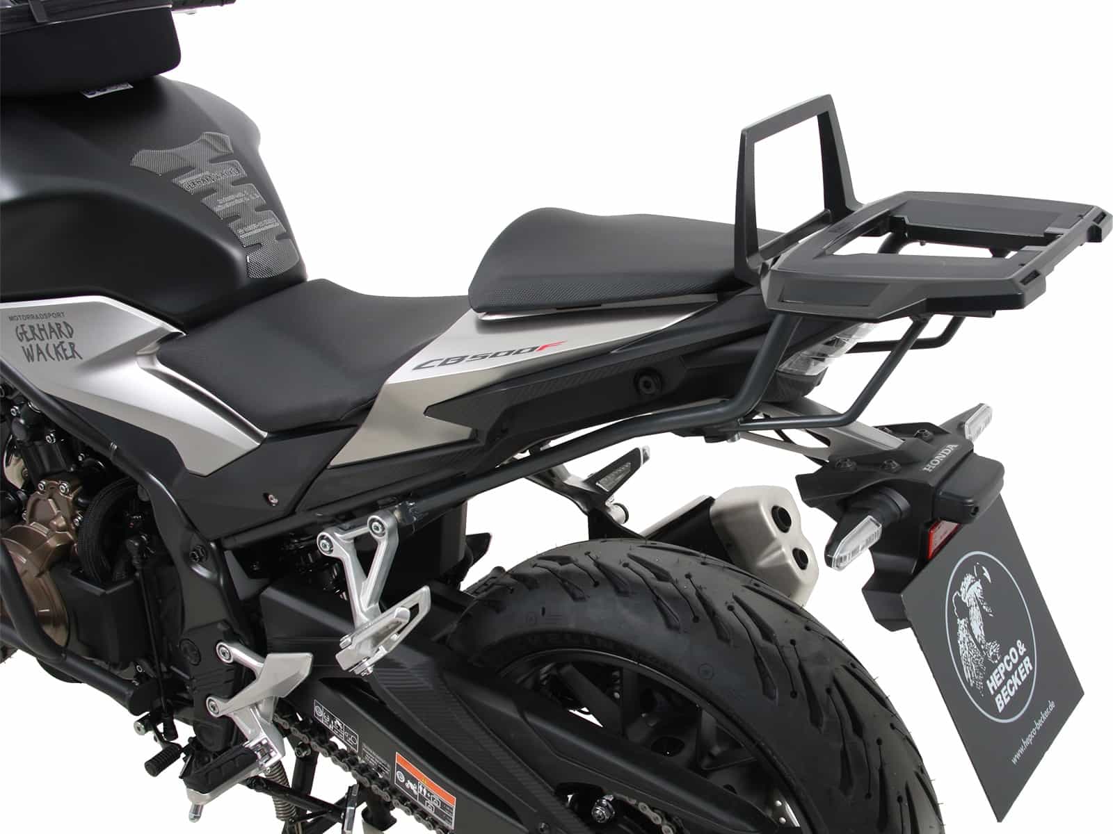 Alurack Topcase-Träger für Honda CB 500 Hornet (24-) Hepco & Becker